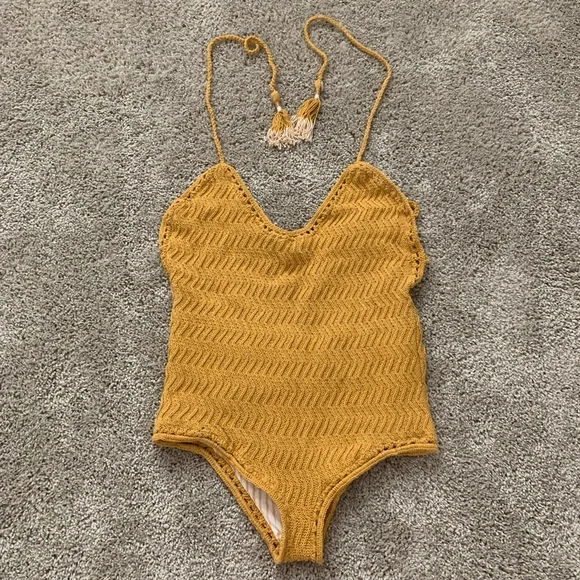 She Made Me onepiece crochet swimwear